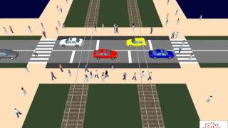 PTV Vissim amp Viswalk Simulation of a MultiModal Junction [upl. by Flemming]