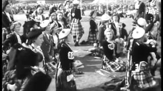 Highland dancing  Cowal Gathering 1950  No sound [upl. by Wyler]