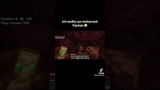 netherite auf Höhe 46 gefunden🤯 twitchstreamer gaming minecraft ps5 twitch [upl. by Elehcir649]