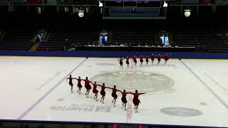 Winterfest 2020  Mississauga Ice Precise  Adult 1  Synchronized Skating [upl. by Esinahs]