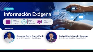 Webinar Información Exógena Año Gravable 2023 [upl. by Serafina]