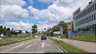 Driving from Glattbrugg to Zürich Flughafen [upl. by Leda]