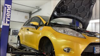 Ford Fiesta MK6 rear wheel bearing replacement [upl. by Mcquillin]