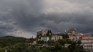 STORM TIMELAPS  Carpinone Molise Italy  Canon C100 Mark II  Samyang 14mm f28 [upl. by Ueihtam977]