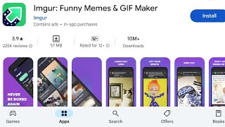 How To Install Imgur Funny Memes amp Gif Maker Apps  How To Download Imgur Funny Memes amp Gif Maker [upl. by Eipper]