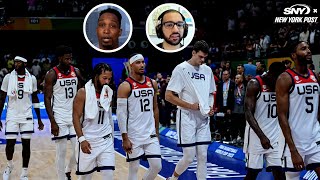 Team USA falls to Germany in disappointing FIBA World Cup semifinals  New York Post Sports [upl. by Aara]