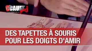 Des tapettes à souris pour les doigts dAmir  CCauet sur NRJ [upl. by Karrie]