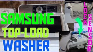 Samsung topload Washerdoor not locking [upl. by Aihseit316]