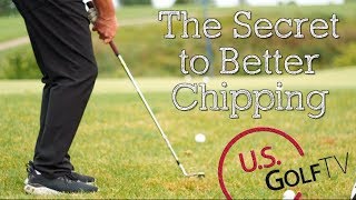 The Secret Move That Quickly Improves Chipping GOLF CHIPPING DRILLS [upl. by Eimmaj]