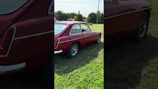 180 Degree walk around Exhaust  1967 MG MGB GT 4Speed Manual Restored  CollectorCarCanadaLot216 [upl. by Adnert]