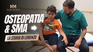 Trattamento osteopatico su Lorenzo Un bambino affetto da SMA di tipo 2 [upl. by Apilef]