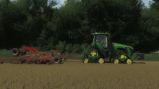 Talerzowanie ścierniska  2x john deere 8r [upl. by Bishop]