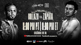 GOLDEN BOY FIGHT NIGHT OSCAR COLLAZO VS GERARDO ZAPATA [upl. by Gnouh]