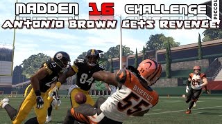 CAN ANTONIO BROWN GET REVENGE ON VONTAZE BURFICT Madden 16 Challenge [upl. by Acinoj38]