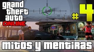 GTA V Online Mitos y Mentiras Ep 4  Matar varios con 1 balaComo parar un TRENDestruir jets y mas [upl. by Asilim]