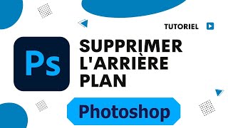 Comment supprimer larrière plan sur Photoshop [upl. by Lokcin]