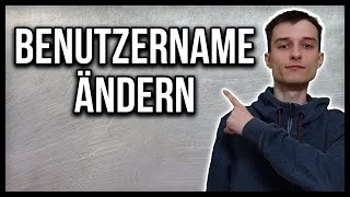 Windows 11 Benutzername ändern Tutorial deutsch [upl. by Aia424]