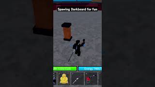 Spawning Darkbeard in Blox Fruits  It took 1 hour to get fist of darkness  bloxfruits roblox [upl. by Leisha]