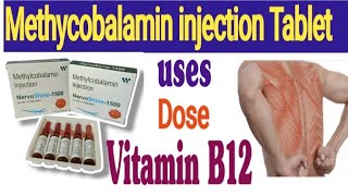 Mecobalamin injection 500  Mecobalamin  vitamin B12 uses [upl. by Lucina]