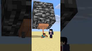 HELP Herobrine To Push Up With Bigger And Bigger Bedrock friendship shorts trending anime [upl. by Michail]