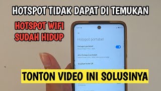 Cara Mengatasi Hotspot Wifi Tidak Terdeteksi di Hp tertentu [upl. by Eemia]