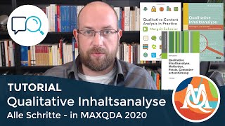 Qualitative Inhaltsanalyse  Umsetzung aller Schritte  mit MAXQDA 2020 [upl. by Allenrac]