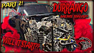 Dodge Durango Hemi swap part 2 [upl. by Atteuqnas]