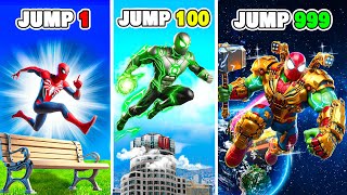 SPIDERMAN Changes into a Different Superhero with Every Jump [upl. by Mag]