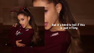 Santa Tell Me  Ariana Grande lyrics [upl. by Iat]