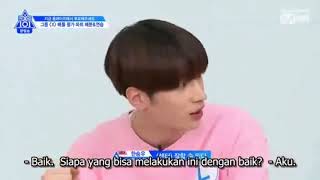 Indo Sub Produce X 101 Ep 4  Boss Team Yellow Pink Cut [upl. by Dawaj]