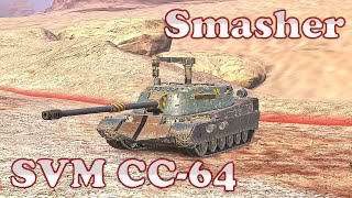 Semovente Controcarro mod 1964 Smasher  WoT Blitz UZ Gaming [upl. by Vickey]