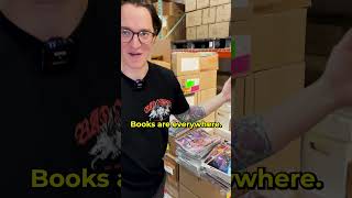 We Snuck into J Scott Campbells Warehouse 😳 comicbooks [upl. by Adekan]