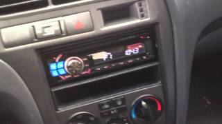 2001 Hyundai Elantra Alpine Electronics Dash Kit Radio Cde121 IPOD cd [upl. by Demona993]