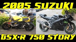 2005 Suzuki GSXR 750 [upl. by Ynnavoj]