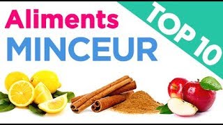 TOP 10 DES ALIMENTS POUR MAIGRIR [upl. by Nylasoj]