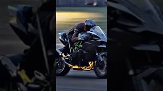 KAWASAKI Ninja H2R road legal Worlds fastest bike insane rider shorts [upl. by Santoro]