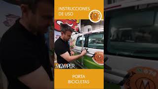 tutorial Portabicis fiamma CarryBike T5T6 2 puertas volkswagen [upl. by Attalie135]