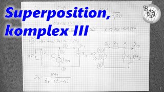 Komplexe Wechselstromrechnung Superposition 34  Teilstrom IC2 [upl. by Loos]