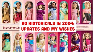 American Girl News Updates for 2024 for the Historicals  What I Think AG Should Release Next [upl. by Bosson]