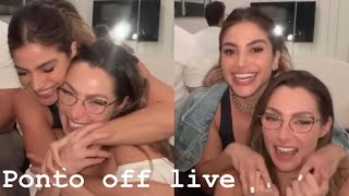 Chemistry moments with Natalia rosa 🤍 Sofia starling  Ponto off live streaming 07042024 [upl. by Ries243]