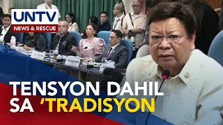 Rep Marcoleta binatikos ang mga kasamahan sa ‘di pagsunod sa ‘tradisyon’ kaugnay ng OVP budget [upl. by Conard687]