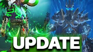 NEW UPDATE SHOWCASE Illidan Cosmetic Lich King and WoW Transmogs [upl. by Mady]