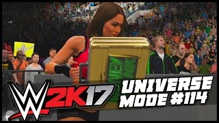 WWE 2K17  Universe Mode  NIKKI CASHES IN  114 [upl. by Berenice]