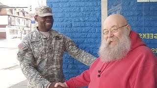 Man thanks NY Army National Guard Soldier one year after his quotSnowvemberquot rescue [upl. by Kinch]