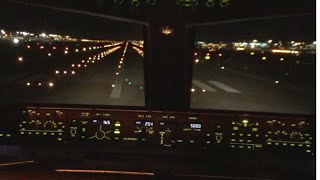 Take Off B777F Hongkong International Airport  Cockpit View [upl. by Annoif]