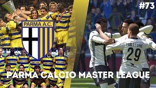 gegenpressing era serie a bigmatches vs roma amp lazio  parma calcio master league pes 2017 73 [upl. by Kalin750]