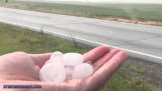 Hail in Lively Grove IL  July 1 2012 Southern IL [upl. by Giverin910]