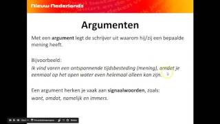 Feiten meningen en argumenten  Nieuw Nederlands Kader 4 H2 Lezen [upl. by Carlyle]