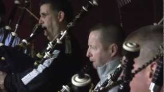 Police bagpipers welcome marching season on a high note [upl. by Notnirt742]