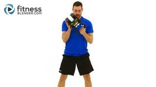 Kettlebell HIIT Workout  Fitness Blender HIIT Kettlebell Training [upl. by Gregg]